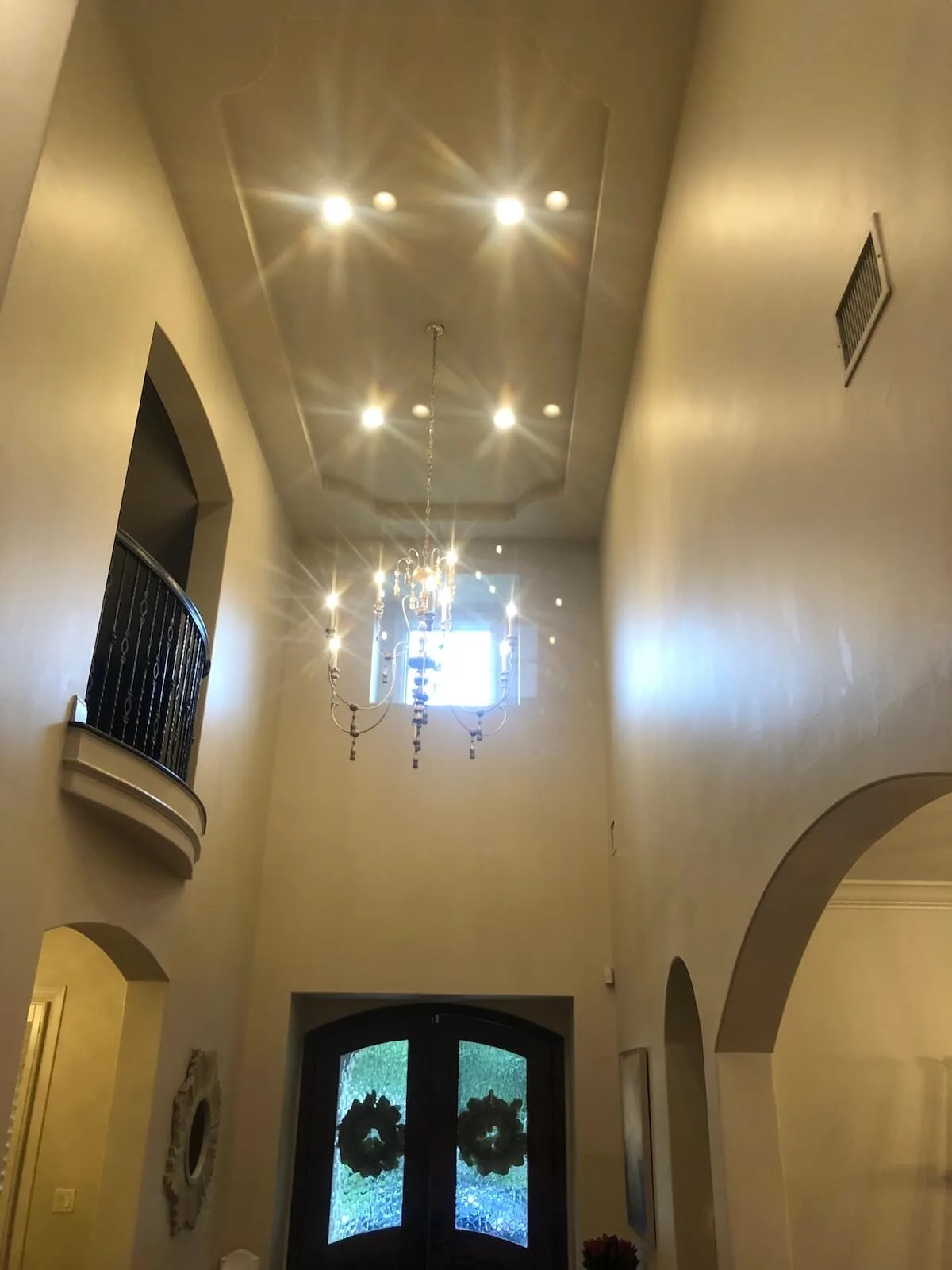 Interior lighting example featured in the Bechtold Electric website gallery.